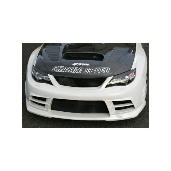 チャージスピード インプレッサ WRX GRB GRF フロントバンパー タイプC FRP 未塗装 CHARGE SPEED 撃速CHARGE　SPEED 撃速チャージスピード