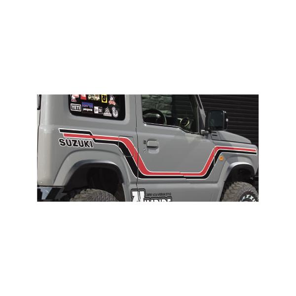 車種：ジムニー 型式：JB64特記事項：※ラッピングシート素材/【注意】こちらの商品は個人のお客様でもご注文は可能ですが、法人様住所のみお届け可能です。配送先入力欄より法人様の『住所・屋号・担当者・電話番号(固定電話のみ)』をご指定ください...