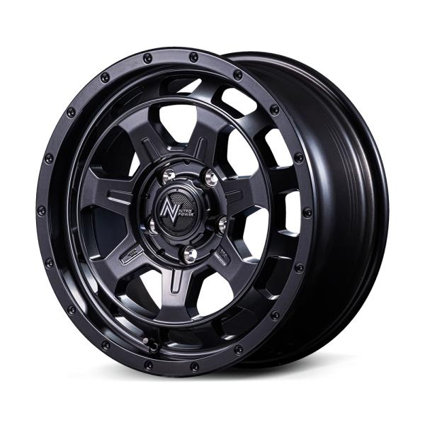 マルカサービス 17インチ 5H114.3 7.0J 7J+42 5穴 ナイトロパワー M7