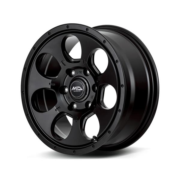 マルカサービス 16インチ 6H139.7 6.5J+38 6穴 マッド エージェント