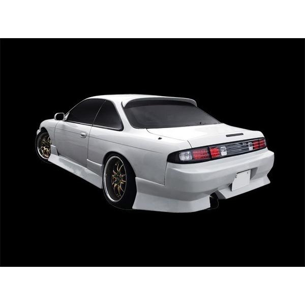 S14後期　サイドステップ シルビア S14 サイドステップ 後期 エアロ FRP 未塗装 社外品 左右
