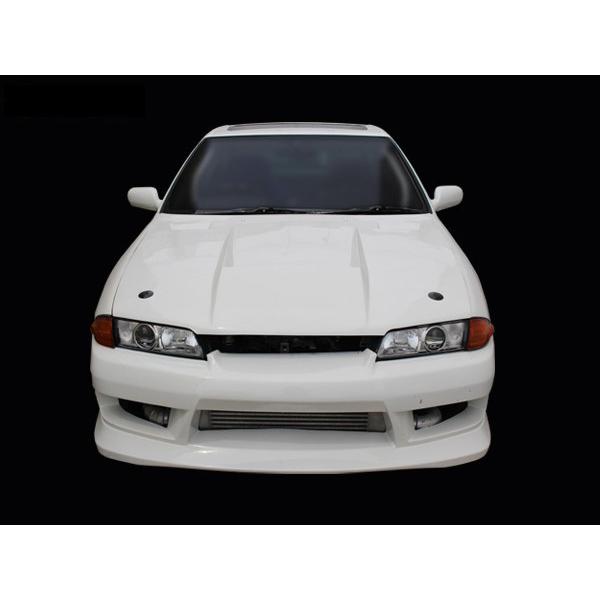 スカイライン R32 フロントバンパー 前期 後期 エアロ FRP 未塗装 社外 