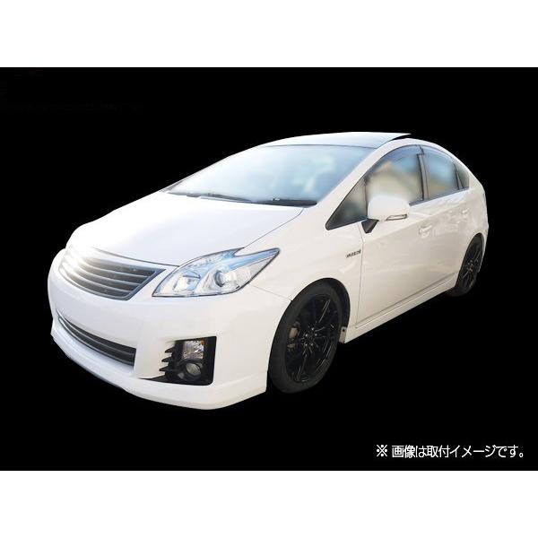 プリウス 30 サイドステップ エアロ付き プリウス 30プリウス 30 ZVW30 サイドステップ エアロ FRP 未塗装 社外