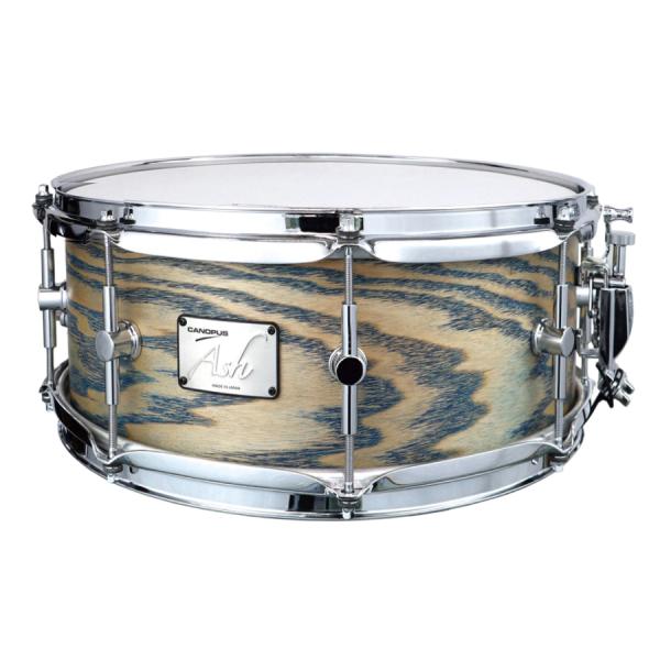 ASH Snare Drum 6.5x14 Ocean Storm Ash Oil