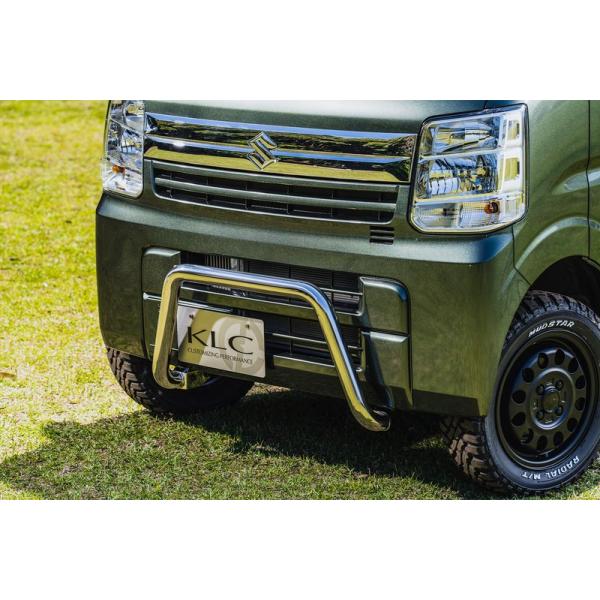 エブリイ　バンパーガード　ブルバー KLC ケイエルシー エブリー ワゴン DA17V ブルバー グリルガード