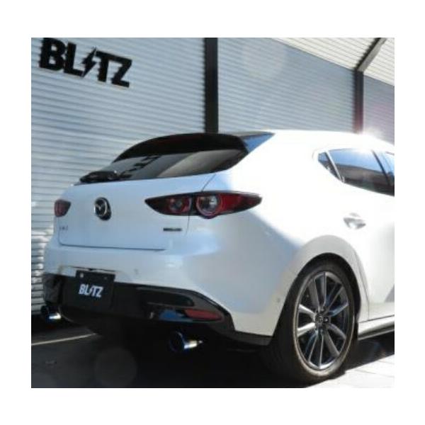 BLITZ（ブリッツ） MAZDA3 ファストバック BP8P マフラー チタンカラー