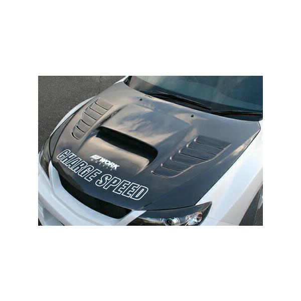 チャージスピード インプレッサ WRX GVB GVF ボンネット FRP 未