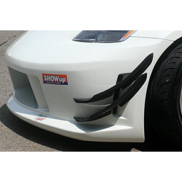 チャージスピード フェアレディZ Z33 カナード アッパー FRP 未塗装 