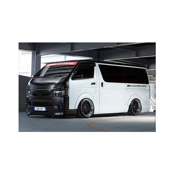 ハイエース 200系３点キット ハイエース 200系 4型 3点セット キット 未塗装 SADカスタムジャパン