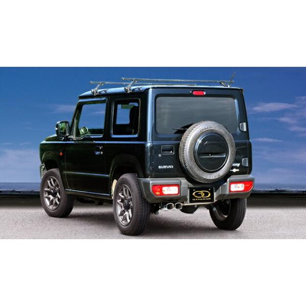 GANADOR ジムニー 3BA-JB64W マフラー GDE-158Q ガナドール