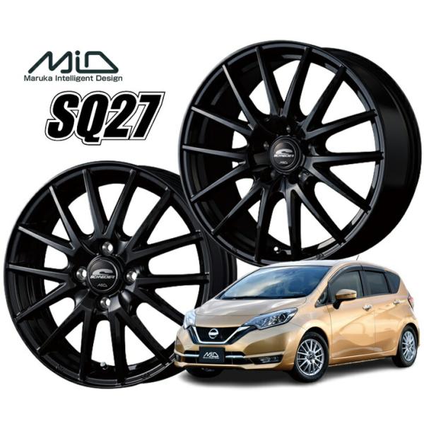 MID SCHNEIDER マルカサービス シュナイダー 社外ホイール 17インチ 4本 7J5HPCD114.3+48 60プリウス CX-5 エクストレイル等　(SHC002) customstr007_acab0238acrs
