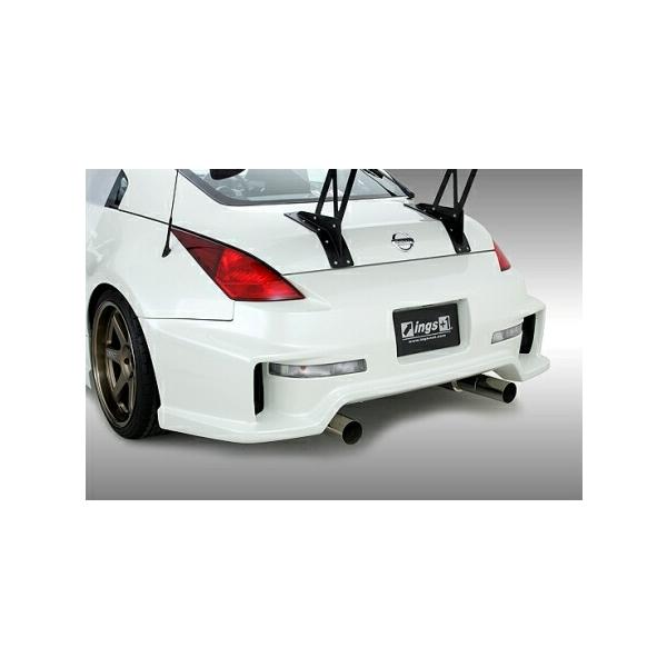 イングス フェアレディZ Z33 リアバンパー FRP 未塗装 ings N-SPEC