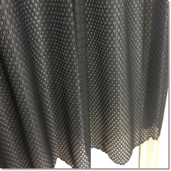 カフェカーテン レース ミラーレース 防炎 145cm幅60cm丈 おしゃれ ストライプ柄 ハニカム柄 ブラック 黒 日本製 Buyee Buyee Jasa Perwakilan Pembelian Barang Online Di Jepang