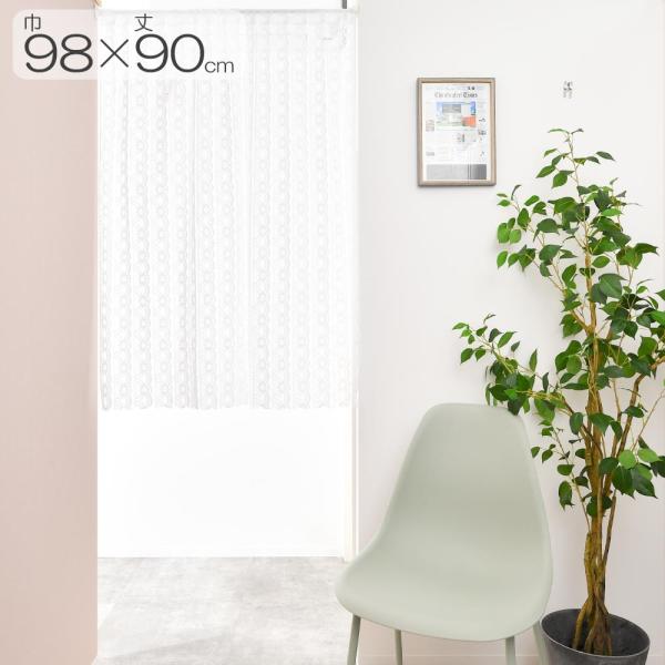 リビング階段やキッチンとの間仕切り、クローゼットの目隠しなどにぴったり。縦方向にカットできるカットラインがあり、カットして一般的なのれんとしてカットせずにそのままで、間仕切り、目隠しとしても使えます！そのまま使って玄関や勝手口、押し入れの目...