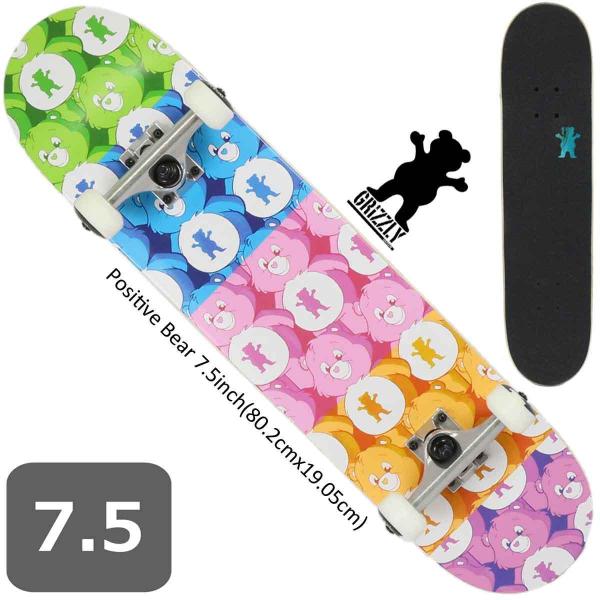 グリズリー スケボー コンプリート 7 5 8 0 インチ Grizzly 完成品 人気 キッズ おすすめ ブランド おすすめネット プレゼント 子供 初心者 女子