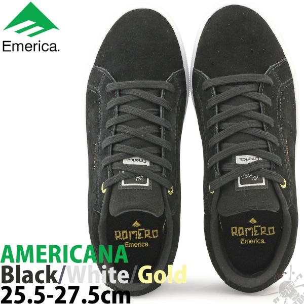 Emerica - エメリカ　スケートボードシューズ　25.5センチ Emerica スケボー シューズ エメリカ 25.5-28cm Americana Black