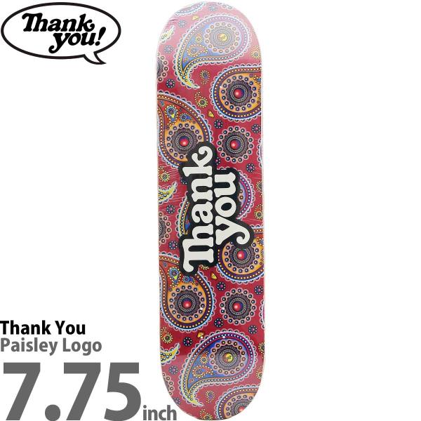 サンキュー 7.75インチ スケボー デッキ Thank You Skateboards
