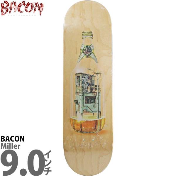BACON スケートボードコンプリート 初心者キッズセット ベーコン 7.25インチ スケボー コンプリート