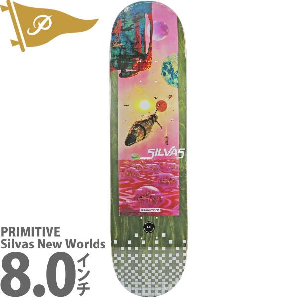 Primitive Silvas スケートボー8.0 cutback2_deck0145