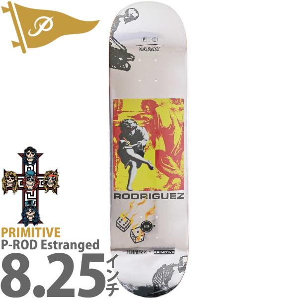 PRIMITIVE プリミティブ 8.25インチ スケボー デッキ Primitive PRIMITIVE プリミティブ 8.25インチ スケボー デッキ Primitive