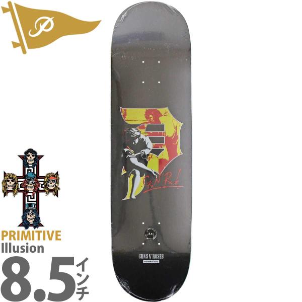 PRIMITIVE プリミティブ 8.5インチ スケボー デッキ Primitive