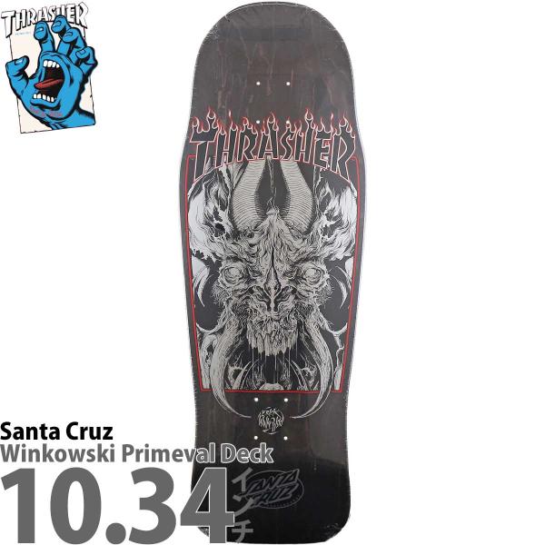 【Santa Cruz Mad Dog】スケートボードデッキ１０インチ cutback2_deck0263