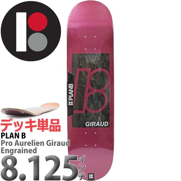 PLAN B プランビー 8.125インチ スケボー デッキ Plan