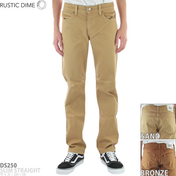 �p���c ���X�e�B�b�N�_�C�� �X�����X�g���[�g Rustic Dime Slim Straight Pants DS250 �X�����t�B�b�g �X�g���b�` �f�j�� �����Y �X�g���[�g �u�����h