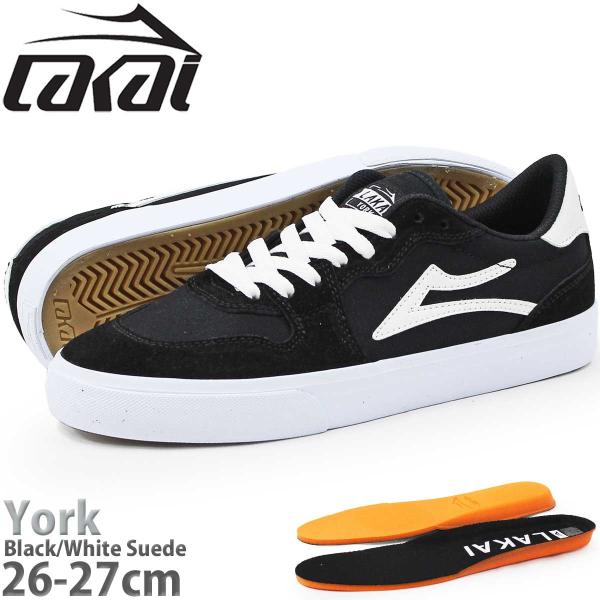 LAKAI（ラカイ） ヨーク 26-27cm スケボー シューズ Lakai York Black