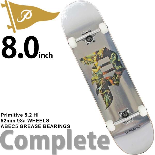 PRIMITIVE（プリミティブ） 8.0インチ スケボー 純正コンプリート 完成