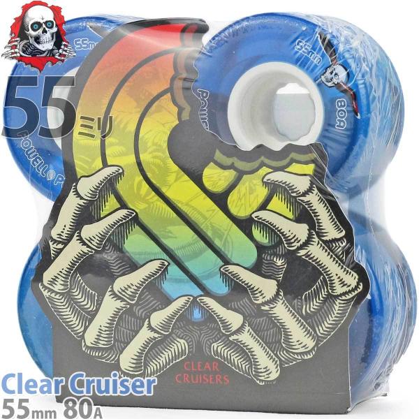 pEG y^ XP{[ \tgEB[ 55mm 80A NAN[U[ u[ Powell Peralta Clear Cruiser Wheels Blue XP[g{[h Xg[g ^C