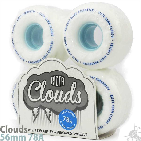 スケボー ウィール 56mm RICTA Clouds 78A Wheels リクタ スケート