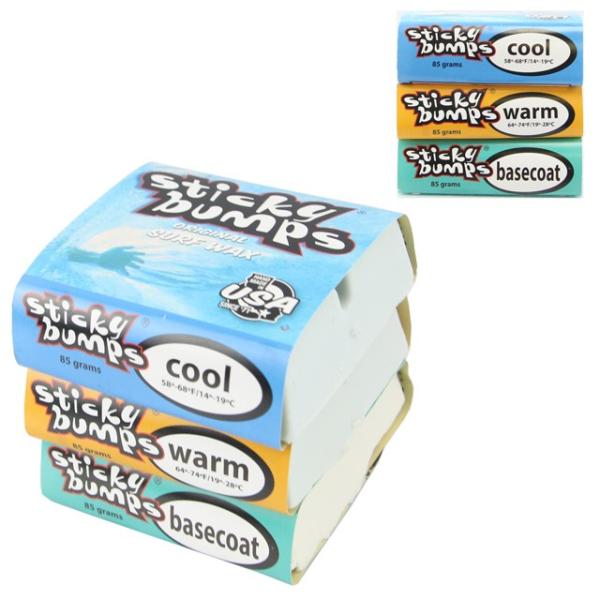 T[tbNX Sticky Bumps XeBbL[ovX  T[tB bNX WAX Cool Cold Warm Tropical Base Coat