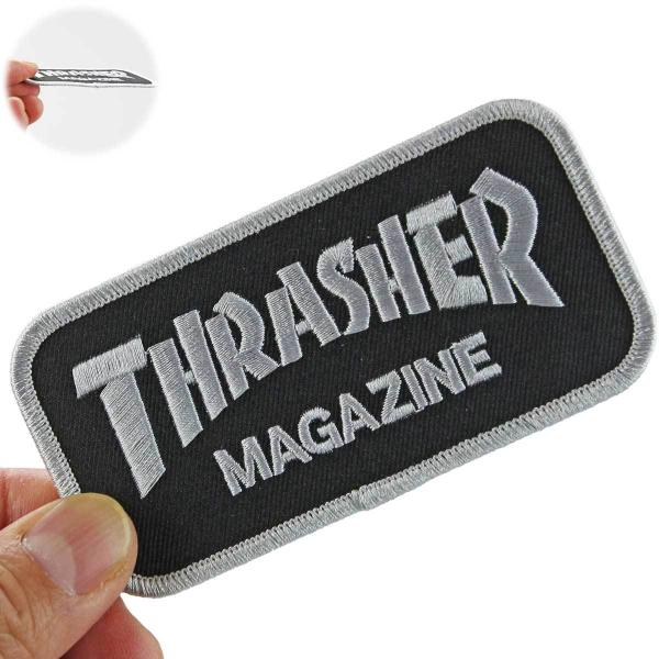 THRASHER スラッシャー マガジン ワッペン スケボー パッチ ロゴ