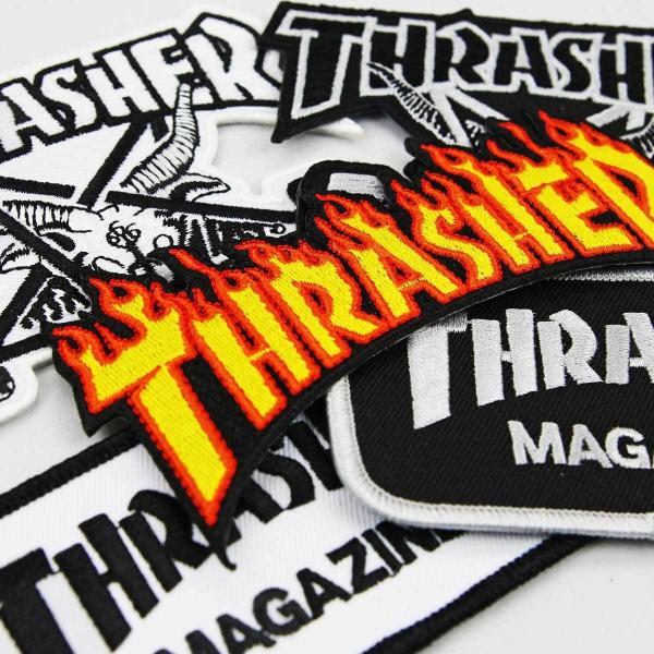 THRASHER スラッシャー マガジン ワッペン スケボー パッチ ロゴ