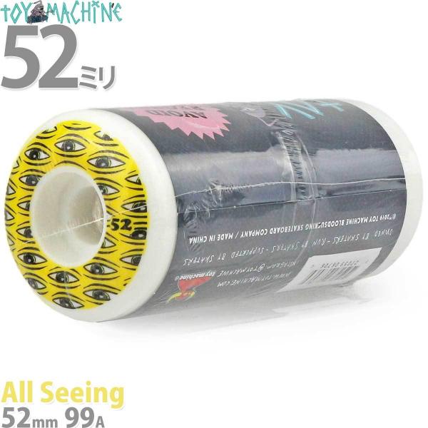 XP{[EB[ 52mm 99a gC}V[ n[h I[ V[CO Toy Machine All Seeing Skateboard XP[g{[h XP{[ EB[ uh 