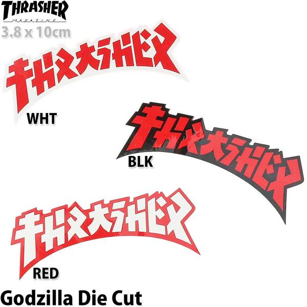 XP{[ XebJ[ XbV[ SW _CJbg Thrasher Godzilla Die Cut XP[g{[h V[ uh   X}z Xm[{[h lC