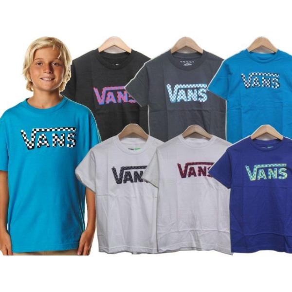 VANS ( oY ) Checker Classic Boys Tee ( US Ap XP{[ TVc LbY q )