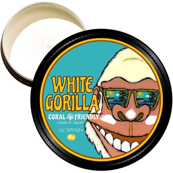 Ă~ SPF50+ Ō` 45g EH[^[v[t zCgS White Gorilla UV o[  D }X|[c T[tB S