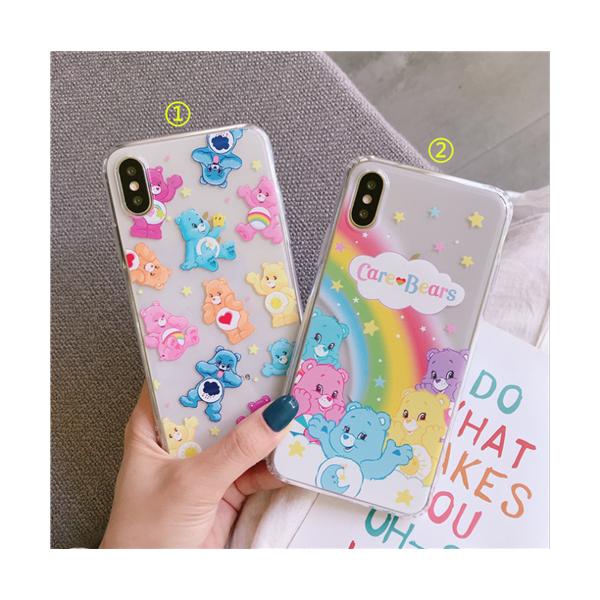 care bears PAxA@_̏̍@V@@ VfUC@X}zP[X@gуP[X@iPhone7/8 XR7plus/8plusX/XSXS Max 11 SE2V