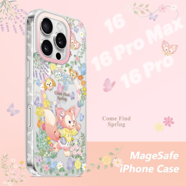ダッフィー＆フレンズ　プレイハウス　iPhoneケース16pro MagSafe ダッフィーフレンズフォールズ・サウンド・インビテーション秋のお