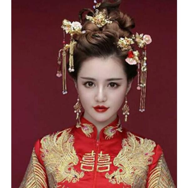 中国チャイナ風かんざし髪飾りセット古代宮廷唐装 漢服中華服 舞台ティアラ撮影花嫁用 結婚式 ピアス カチューシャ ダンスやコスプレ仮装10色二枚送料無料 Buyee Buyee 提供一站式最全面最專業現地yahoo Japan拍賣代bid代拍代購服務 Bot Online