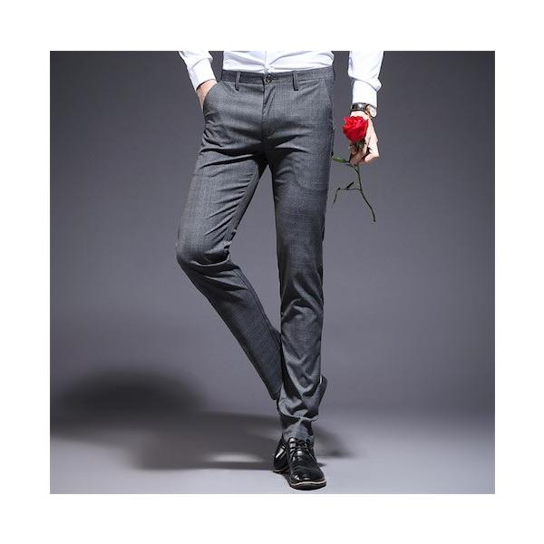 春夏薄手 フォーマル メンズ スーツパンツ ロングズボン 通勤 チェック柄 年会 パーティー スリム ビジネススラックス ローライズ タイト 二枚送料無料 Z0932 洋服通販店 通販 Yahoo ショッピング