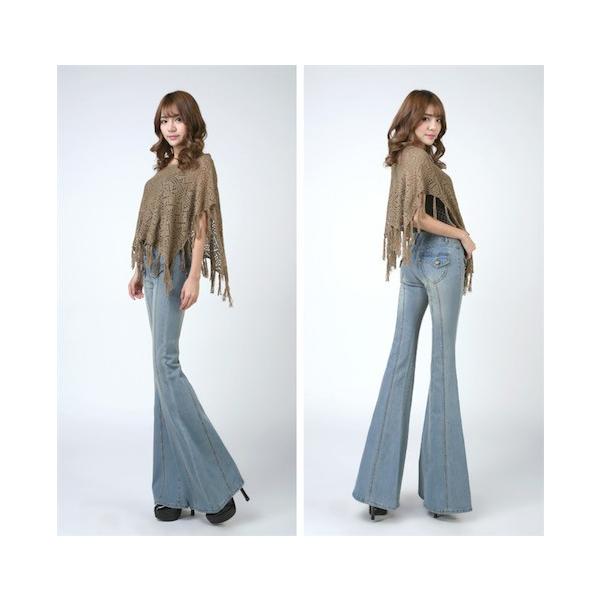 ラッパ ベルボトム パンタロン スキニー ジーパン デニムパンツ おしゃれ ワイドパンツ 裾フレア レディース スリム 体型カバー 春 夏 秋 二枚送料無料 Buyee Buyee บร การต วกลางจากญ ป น ซ อจากประเทศญ ป น