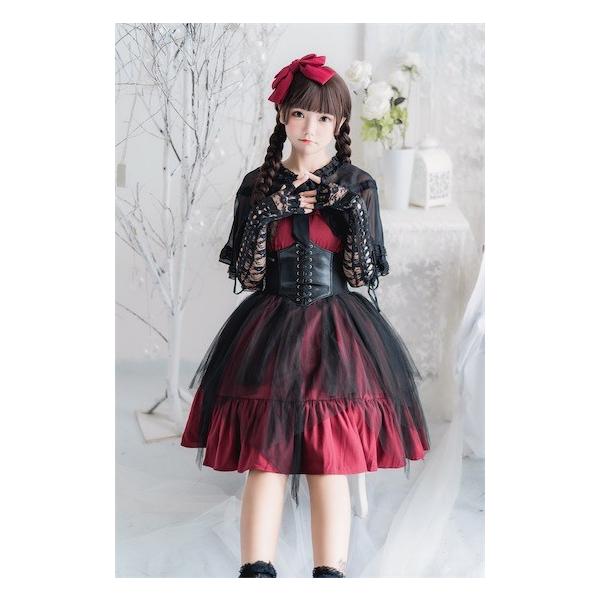 ハロウィン ワンピース ケープ ベルト グローブ ロリータファッション ワンピース ゴスロリ レース 膝丈 ロング丈 イベント オフ会 コスプレ 二枚送料無料 Buyee Buyee Jasa Perwakilan Pembelian Barang Online Di Jepang