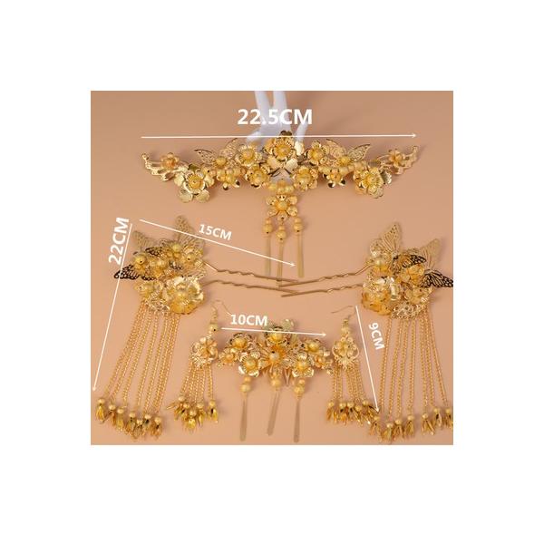 中国風ウェディング髪飾り物セット チャイナ風古代宮廷風清朝唐装 漢服コスプレ衣装中華服 舞台衣装 撮影服結婚式グッズ ヘアアクセサリー かんざし Buyee Buyee Japanese Proxy Service Buy From Japan Bot Online