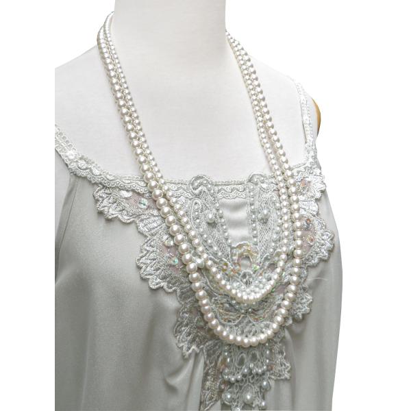 ポイント還元 7 パール ネックレス 2連 ロングネックレス 真珠 フェイクパール 結婚式 卒業式 入学式 フォーマル 上品 高見え 普段使い 着回し Buyee Servicio De Proxy Japones Buyee Compra En Japon