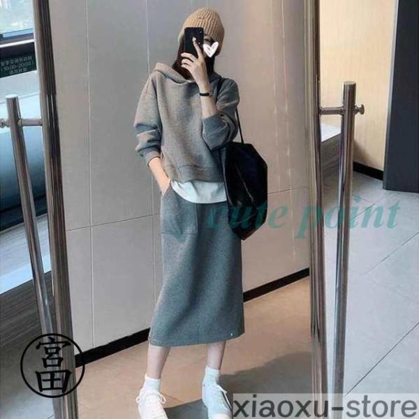 上下セット スウェット セットアップ レディース 秋冬 長袖 トップス