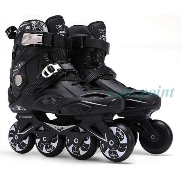 【素材構成】表地：メッシュ　裏地：スポンジ　支え：アルミニウム合金 ローラー：PU　【高品質】インラインスケートのフレームは強化アルミニウム合金で作られ、厚みのあるフレームはより安全で安定したスケート体験をもたらします; ABEC-7ベアリ...