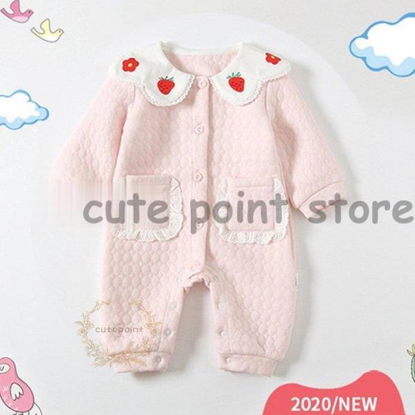 ■商品説明■★生地の厚さ：普通　■材質：ポリエステル 綿【カラー】ピンク 写真参考※画面上と実物では多少色具合が異なって見える場合もございます。ご了承ください。■セット内容 ロンパース単品（※他は商品に含まれません）■おすすめ季節： 春秋■...